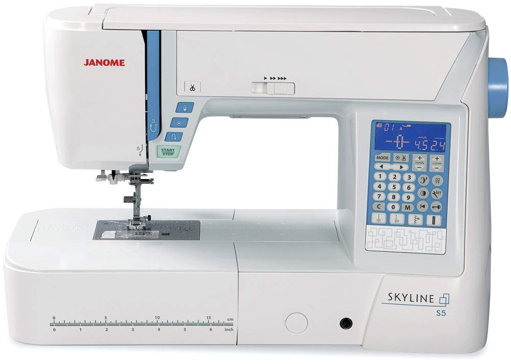 Quilting Machines by Janome: The Janome Skyline S5 170 Stitch